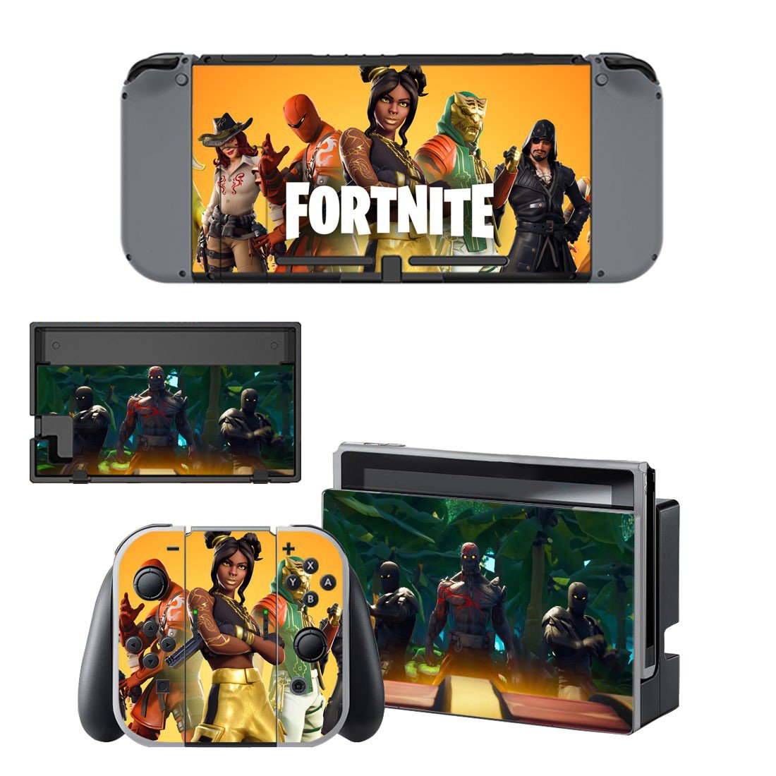 Fortnite decal skin sticker for Nintendo Switch console ...