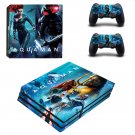 AquaMan decal skin sticker for PS4 Pro console and controllers