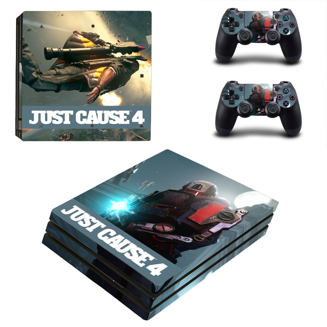 Just Cause 4 decal skin sticker for PS4 Pro console and controllers
