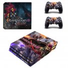 Darksiders 3 decal skin sticker for PS4 Pro console and controllers