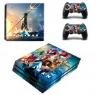 AquaMan decal skin sticker for PS4 Pro console and controllers