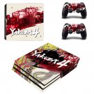 Yakuza 4 decal skin sticker for PS4 Pro console and controllers