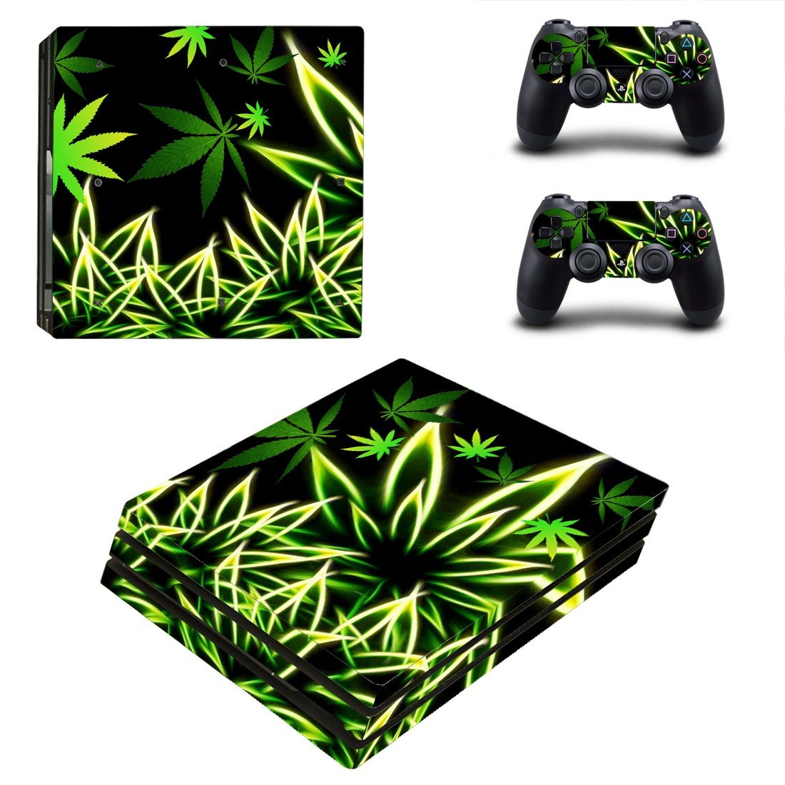 Abstraction decal skin sticker for PS4 Pro console and controllers