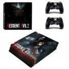 Resident Evil 2 decal skin sticker for PS4 Pro console and controllers