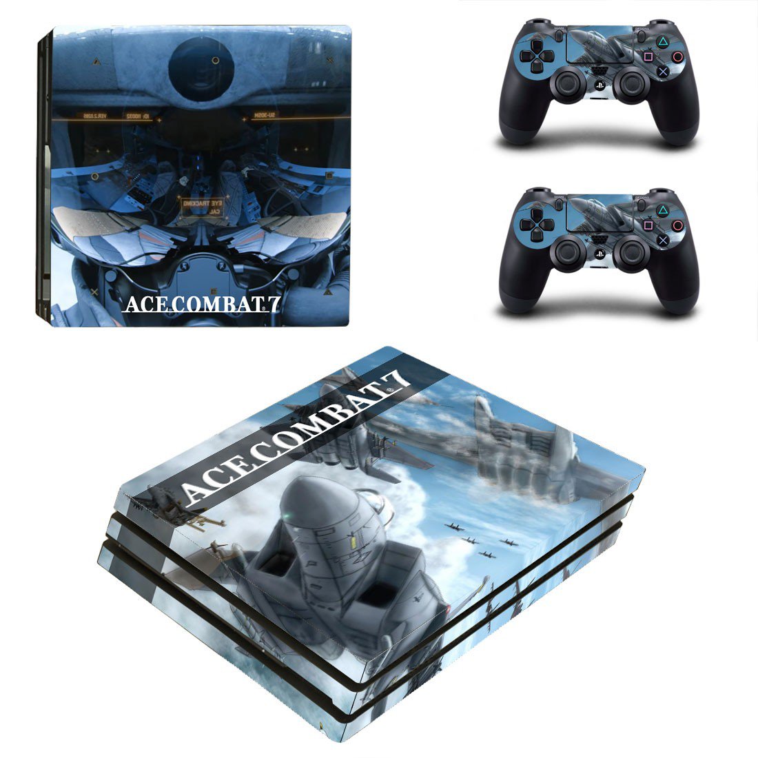 Abstraction decal skin sticker for PS4 Pro console and controllers