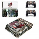 Yakuza 4 decal skin sticker for PS4 Pro console and controllers