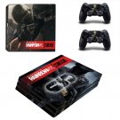 Rainbow Six Siege decal skin sticker for PS4 Pro console and controllers