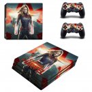Supergirl decal skin sticker for PS4 Pro console and controllers