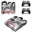 Yakuza 4 decal skin sticker for PS4 Pro console and controllers