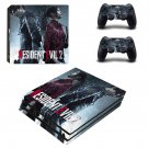 Resident Evil 2 decal skin sticker for PS4 Pro console and controllers