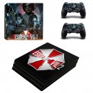 Resident Evil 2 decal skin sticker for PS4 Pro console and controllers