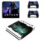 Anthem decal skin sticker for PS4 Pro console and controllers