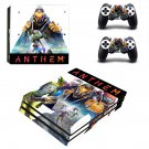 Anthem decal skin sticker for PS4 Pro console and controllers