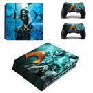 AquaMan decal skin sticker for PS4 Pro console and controllers