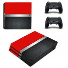 Metal floor decal skin sticker for PS4 Pro console and controllers