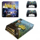 Fortnite decal skin sticker for PS4 Pro console and controllers