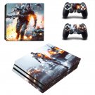 Battlefield decal skin sticker for PS4 Pro console and controllers