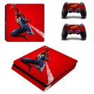 Spider Man decal skin sticker for PS4 Slim console and controllers
