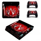 Assassin's Creed decal skin sticker for PS4 Slim console and controllers