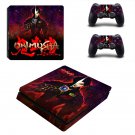 Onimusha decal skin sticker for PS4 Slim console and controllers
