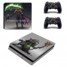 Darksiders 3 decal skin sticker for PS4 Slim console and controllers