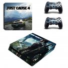 Just Cause 4 decal skin sticker for PS4 Slim console and controllers