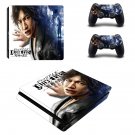Judge Eyes decal skin sticker for PS4 Slim console and controllers