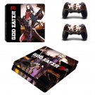 God Eater 3 decal skin sticker for PS4 Slim console and controllers