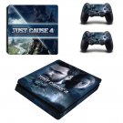Just Cause 4 decal skin sticker for PS4 Slim console and controllers