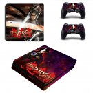 Onimusha decal skin sticker for PS4 Slim console and controllers
