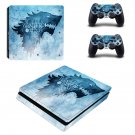 Game of Thrones decal skin sticker for PS4 Slim console and controllers