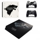 Game of Thrones decal skin sticker for PS4 Slim console and controllers