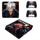 God Eater 3 decal skin sticker for PS4 Slim console and controllers