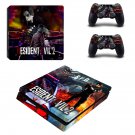 Resident Evil 2 decal skin sticker for PS4 Slim console and controllers