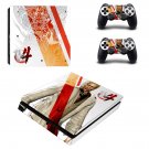 Yakuza 4 decal skin sticker for PS4 Slim console and controllers
