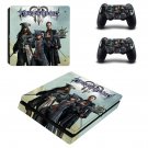 Kingdom Hearts 3 decal skin sticker for PS4 Slim console and controllers