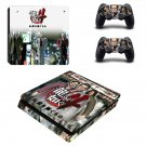 Yakuza 4 decal skin sticker for PS4 Slim console and controllers