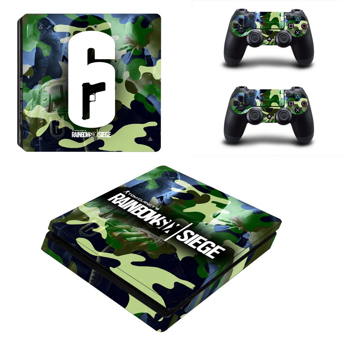 Rainbow Six Siege Decal Skin Sticker For Ps4 Slim Console And Controllers