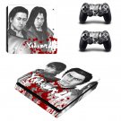 Yakuza 4 decal skin sticker for PS4 Slim console and controllers