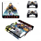 Anthem decal skin sticker for PS4 Slim console and controllers