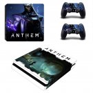Anthem decal skin sticker for PS4 Slim console and controllers