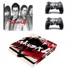 Yakuza 4 decal skin sticker for PS4 Slim console and controllers
