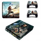AquaMan decal skin sticker for PS4 Slim console and controllers
