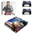 Yakuza 4 decal skin sticker for PS4 Slim console and controllers