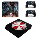 Resident Evil 2 decal skin sticker for PS4 Slim console and controllers