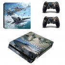 ACE Combat 7 decal skin sticker for PS4 Slim console and controllers