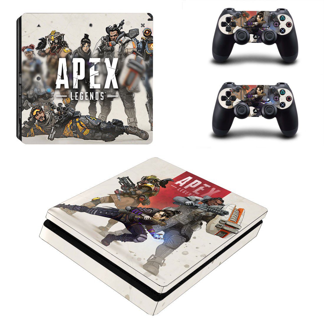 Apex Legends decal skin sticker for PS4 Slim console and controllers