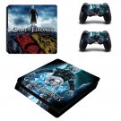 Game of Thrones decal skin sticker for PS4 Slim console and controllers