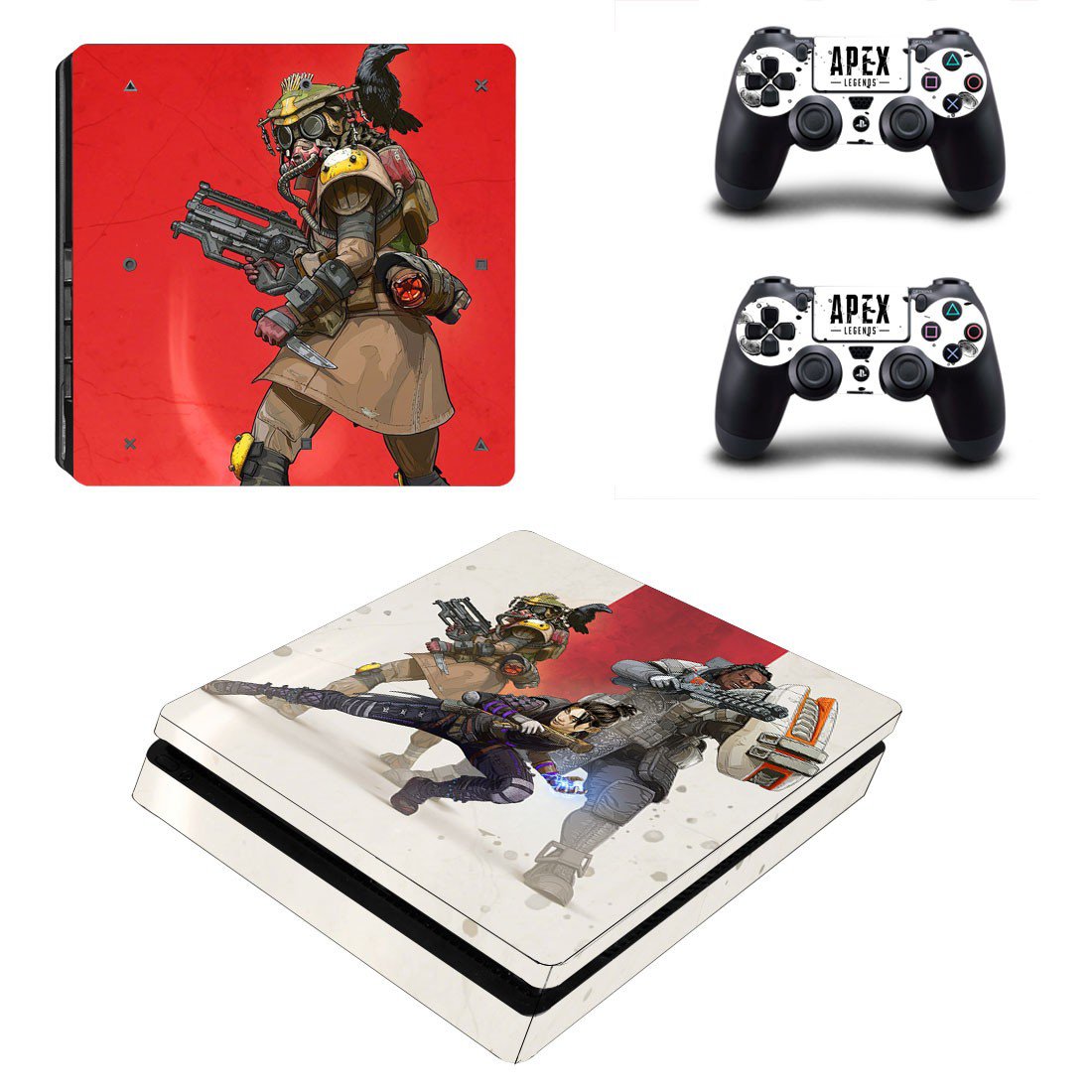 Apex Legends decal skin sticker for PS4 Slim console and controllers