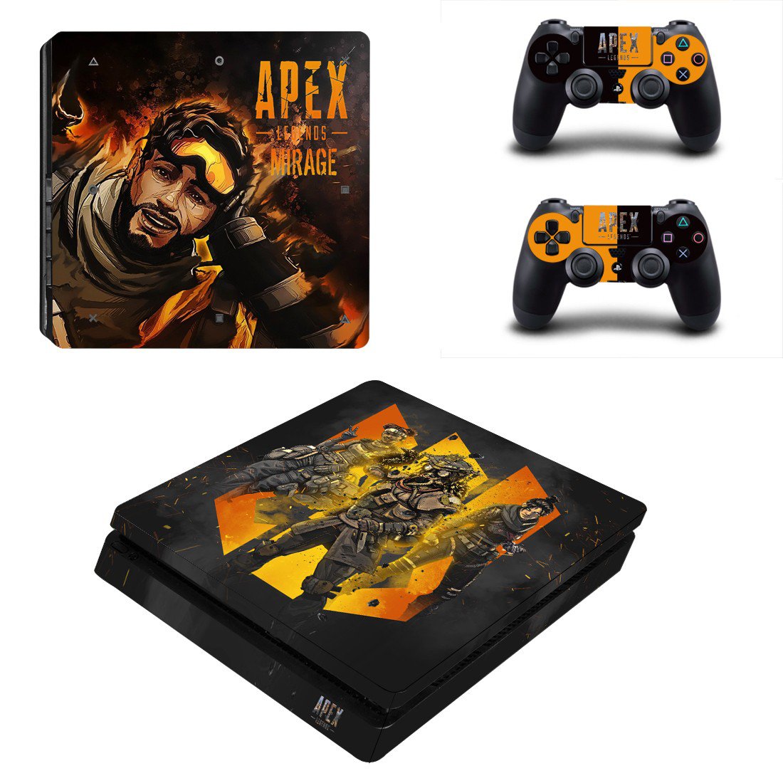 Apex Legends decal skin sticker for PS4 Slim console and controllers
